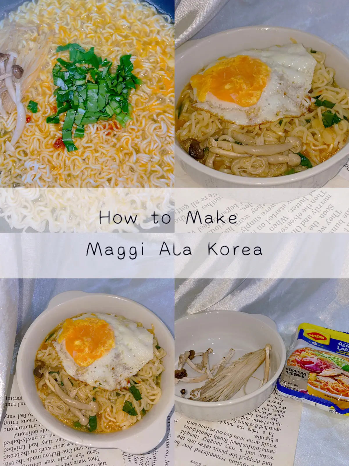 How To Make Maggi Ala Korea Galeri Disiarkan Oleh Its Nsraem Lemon8