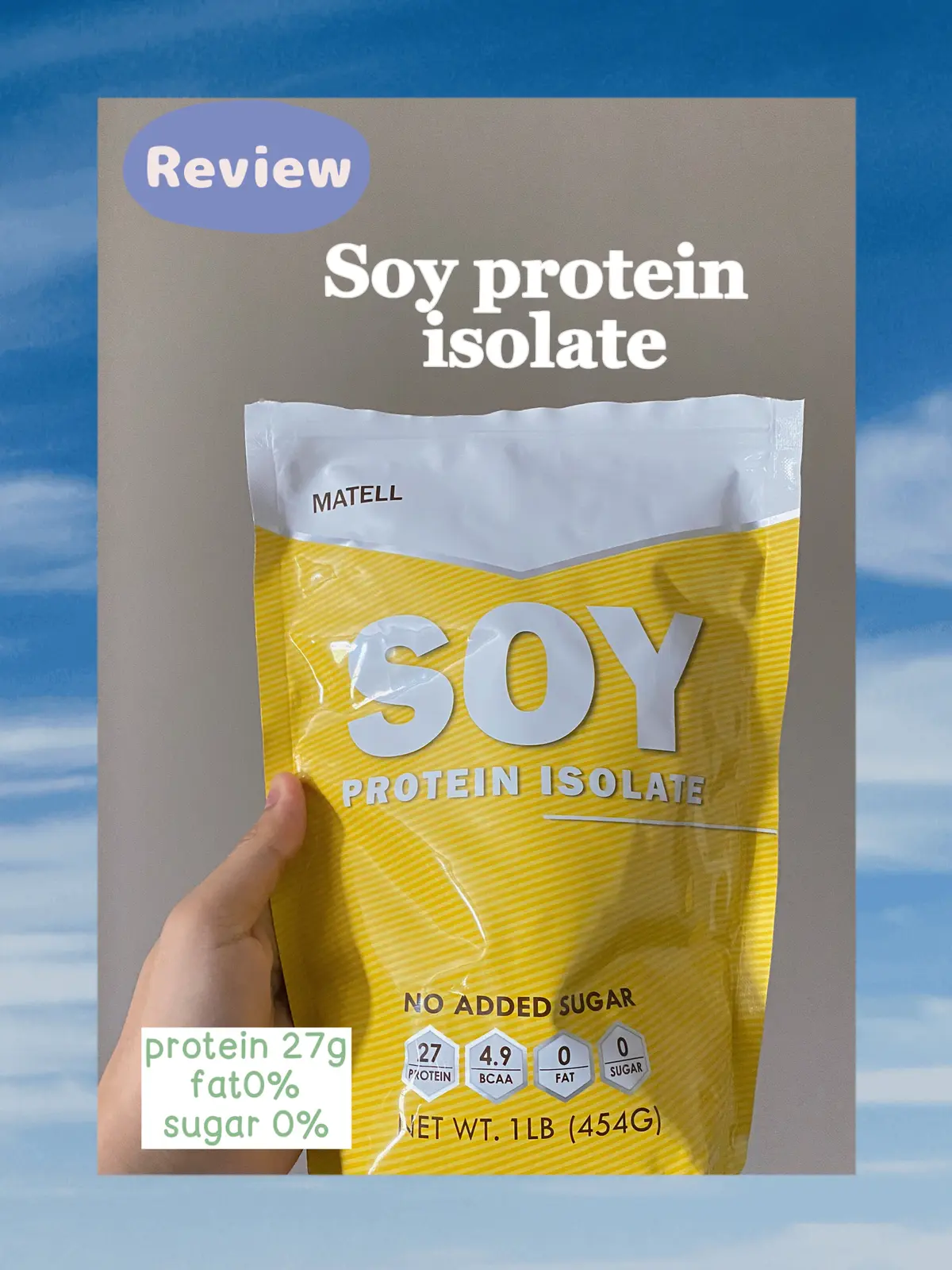 รีวิวsoy protein isolateที่ชอบ☺️ แกลเลอรีที่โพสต์โดย Nitta_02 Lemon8