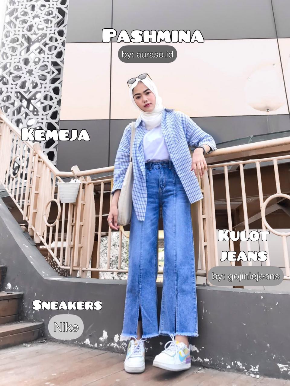 Lemon8 Story #outfit jeans hijab