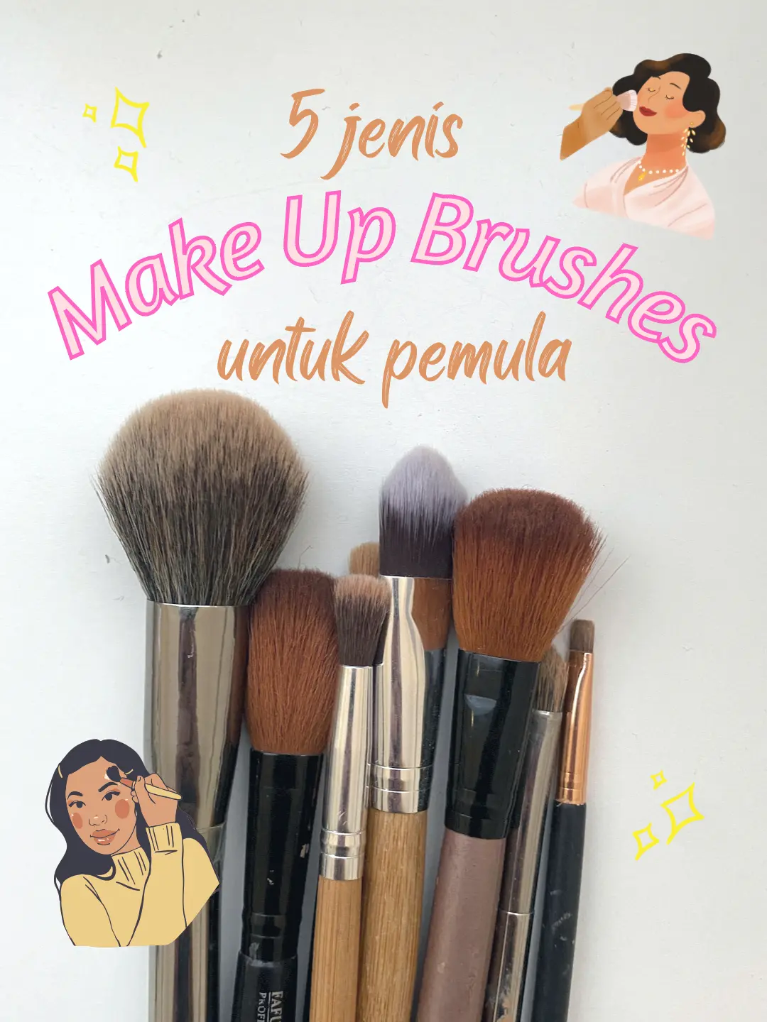 5 Jenis Makeup Brushes Untuk Pemula! 💋 Galeri diposting oleh