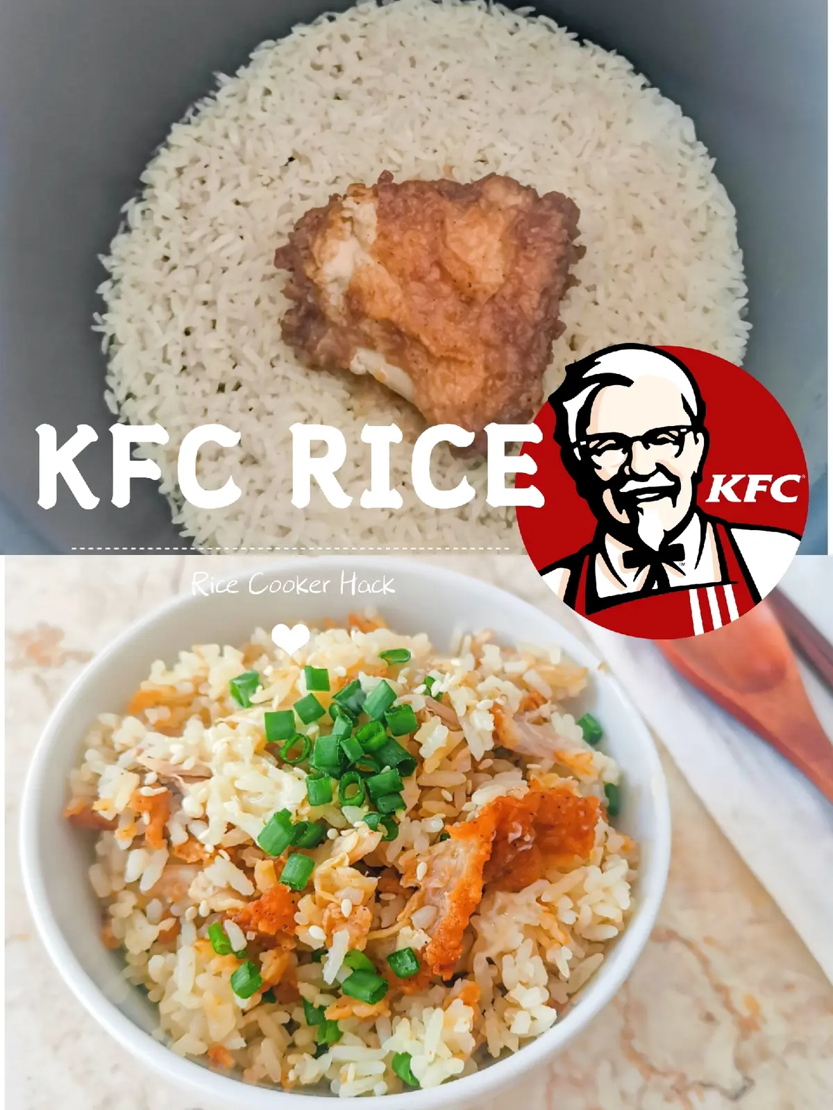 Kfc Java Rice KFC RICE 🍚 Rice Cooker Hack | Galeri diposting oleh whatsoeva | Lemon8