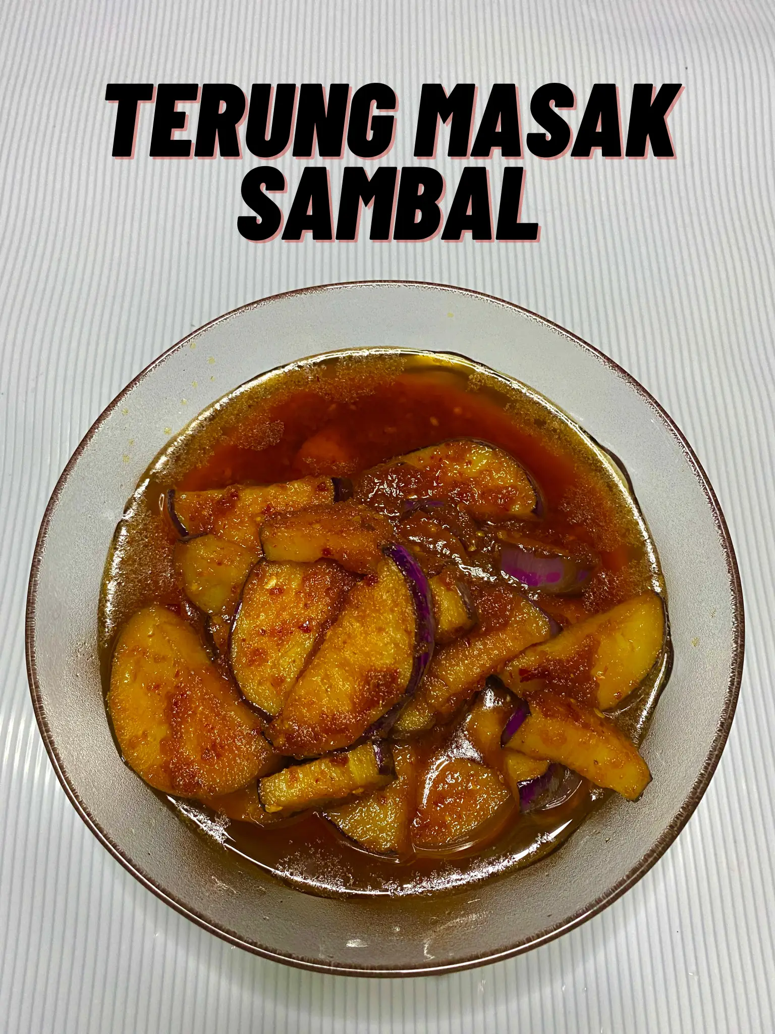 resepi terung masak sambal